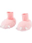 Pink - Baby Dinosaur Soft Slipper Shoes
