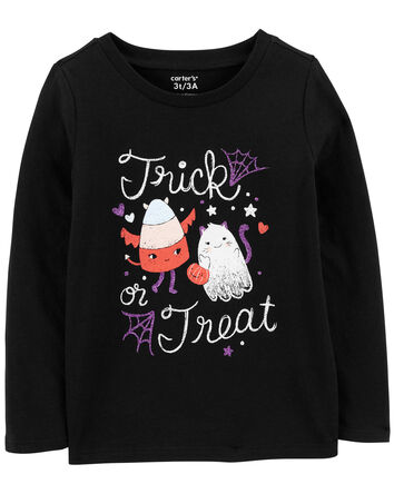 Toddler Trick Or Treat Halloween Graphic Tee, 