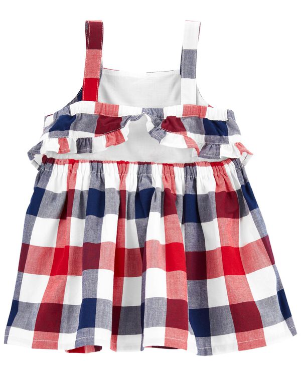 Gingham Plaid Baby Gingham Dress