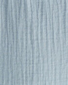 Toddler Organic Cotton Gauze Dress in Blue
, image 4 of 10 slides