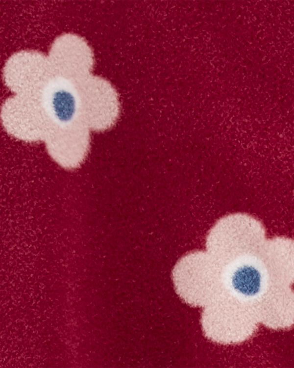 Multi Baby Floral 2Way Zip Fleece Sleep & Play Pajamas