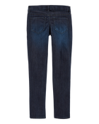 Kid Dark Blue Wash Skinny-Leg Jeans, image 2 of 5 slides