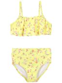 Yellow - Kid 2-Piece Ruffle Swimsuit