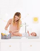 Nursery Style Wipe-Clean Changing Pad - 18 in - Grey, image 2 of 11 slides