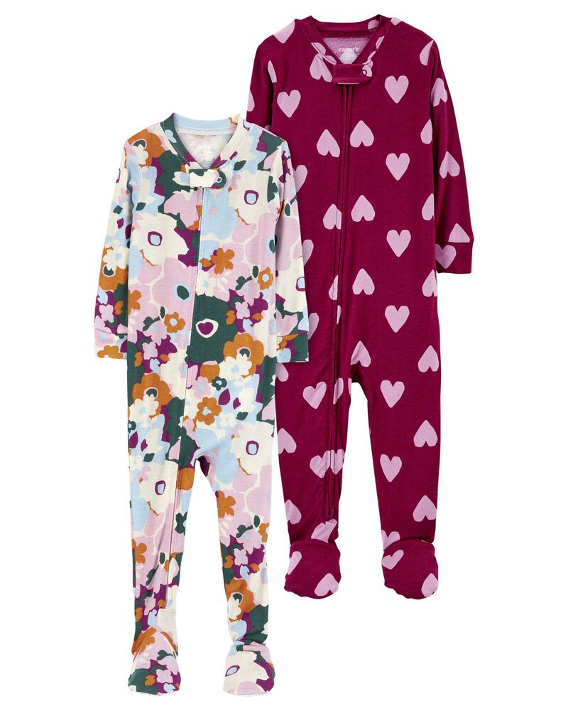 Baby 2-Piece PurelySoft Footie Pajamas, image 1 of 3 slides