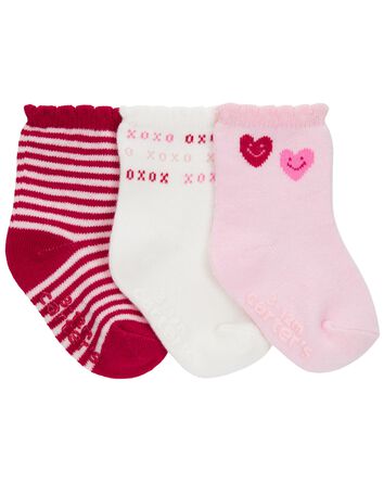 Valentine's Day 3-Pack Socks, 