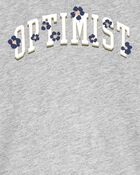 Kid Optimist Raglan Graphic Tee, image 2 of 3 slides