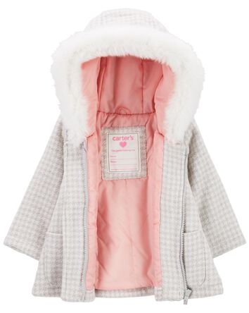 Baby Houndstooth Peacoat, 