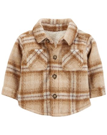 Baby Plaid Shacket, 