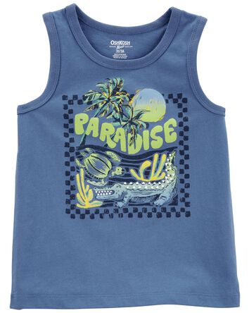 Toddler Cotton Jersey Graphic Tank, 