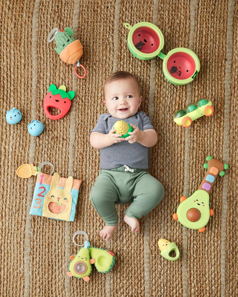 Farmstand Melon Drum Baby Toy, image 12 of 13 slides