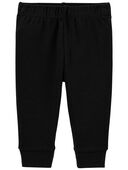 Black - Baby Pull-On Cotton Pants
