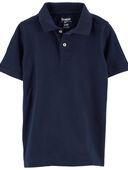 Navy - Kid Navy Polo Uniform Shirt