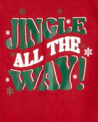 Kid 2-Piece Christmas Jingle All The Way 100% Snug Fit Cotton Pajamas, image 2 of 3 slides
