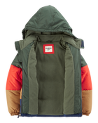 Kid 2-Piece Striped Snowsuit, image 3 of 5 slides