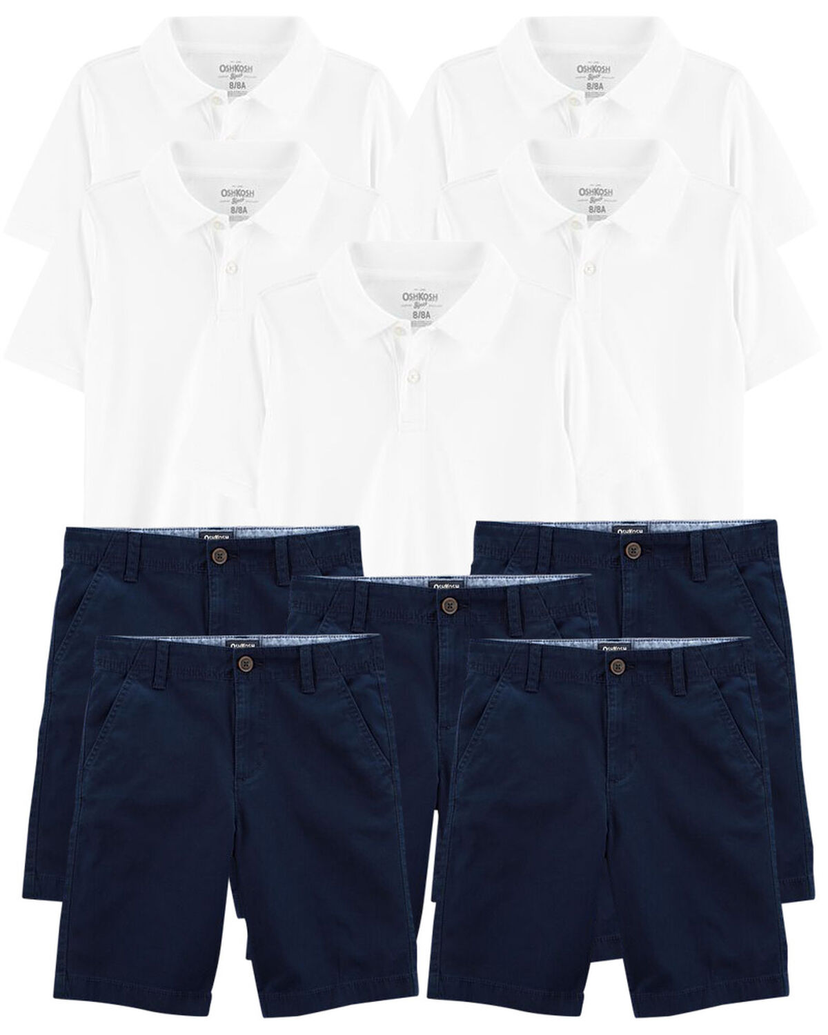 Multi 10Piece Uniform Set