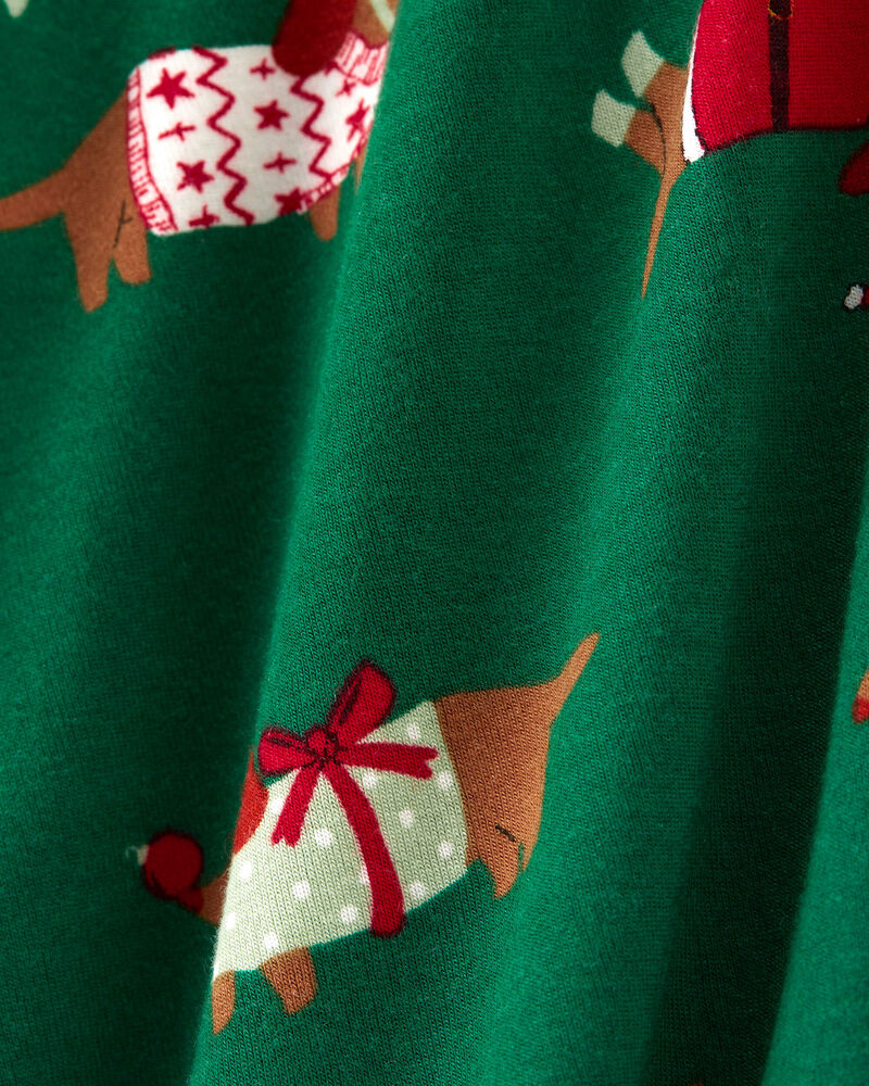 Baby Christmas Dog Zip-Up PurelySoft Sleep & Play Pajamas, image 2 of 6 slides