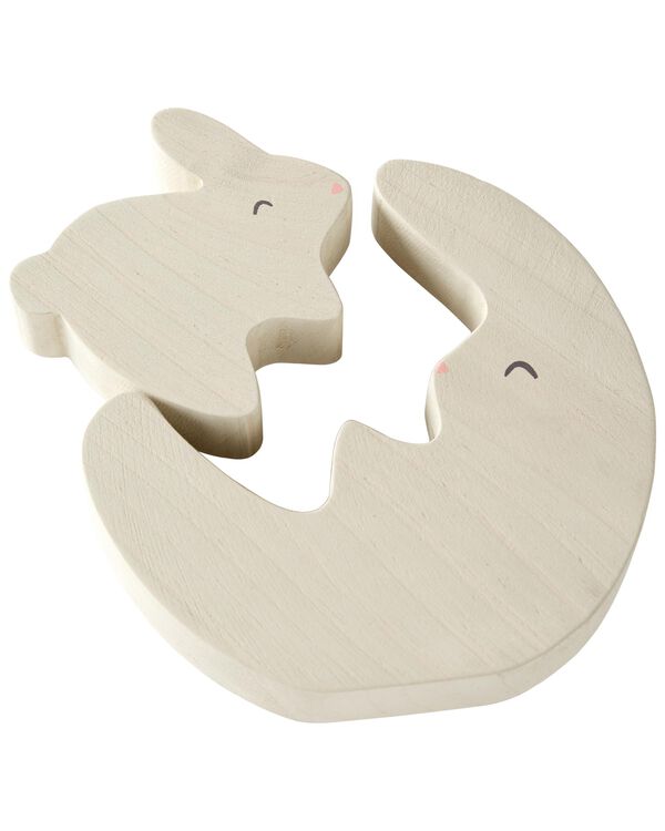 Baby Little Planet Bunny Wooden Puzzle