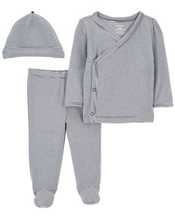Baby 3-Piece PurelySoft Side-Snap Set, 