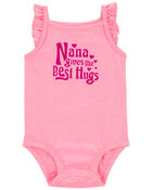 Baby Nana Sleeveless Bodysuit, image 1 of 2 slides