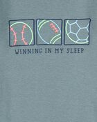 Baby 4-Piece Sports Cotton Pajamas, image 2 of 4 slides