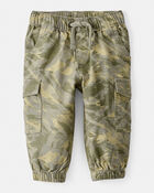 Baby Boy Cotton Fashion Cargo Pants - Camo, image 1 of 5 slides