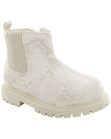 Toddler Snakeskin Chelsea Boots, 