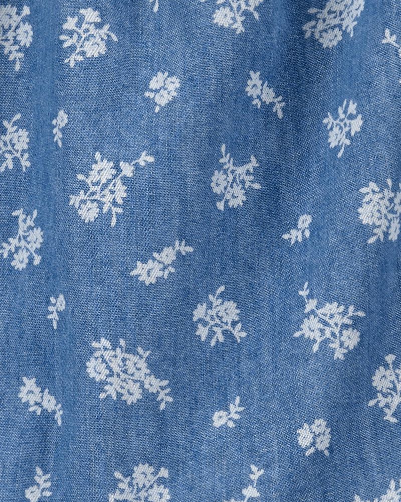 Baby Floral Chambray Dress, image 4 of 4 slides