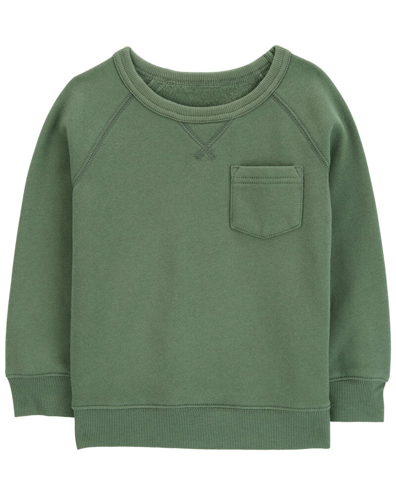 Toddler Long-Sleeve Fleece Pullover, image 1 of 3 slides