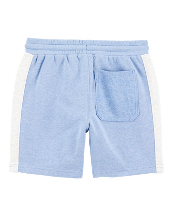 Kid Pull-On French Terry Shorts - Blue, 