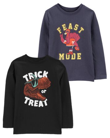 Kid 2-Pack Holiday Graphic Tees, 