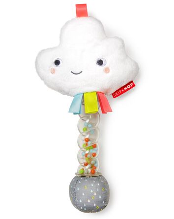 Silver Lining Cloud Rainstick Rattle, 