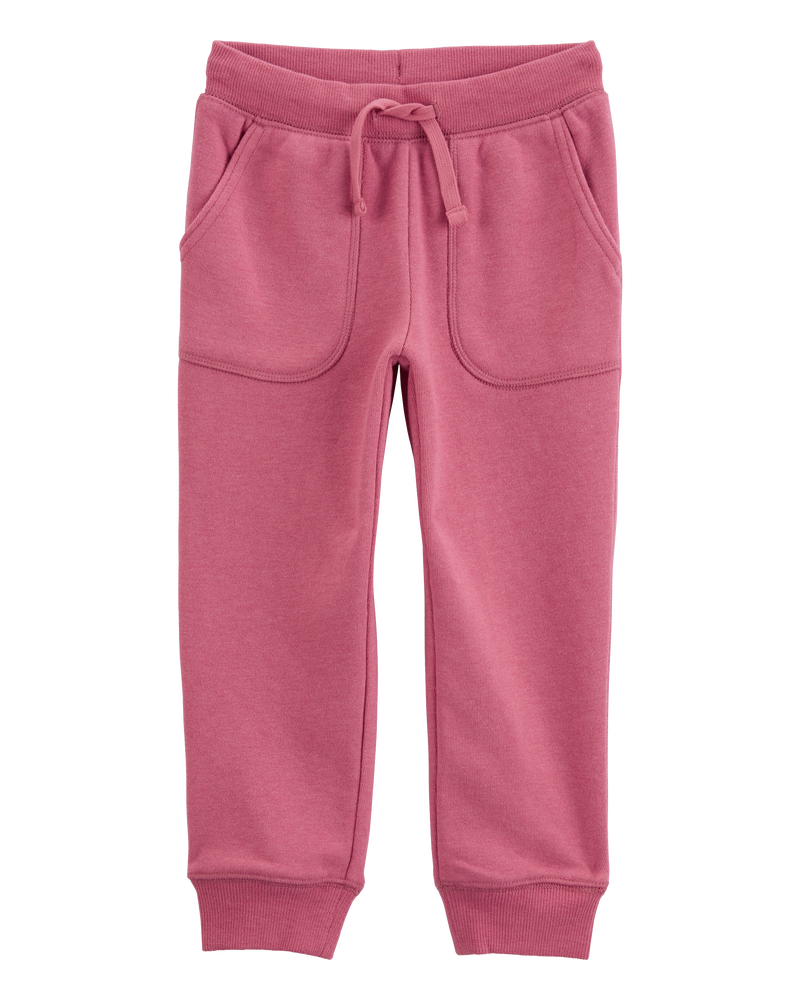 Baby Fleece Drawstring Joggers, image 1 of 4 slides