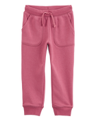 Baby Fleece Drawstring Joggers, image 1 of 4 slides