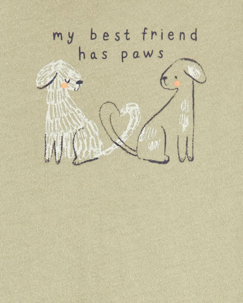 Dog Best Friend Short-Sleeve Bodysuit, image 2 of 3 slides