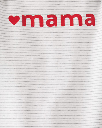 Baby Organic Cotton Mama Bodysuit, 