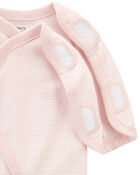 Baby Preemie Striped Cotton Sleep & Play Pajamas, image 3 of 7 slides