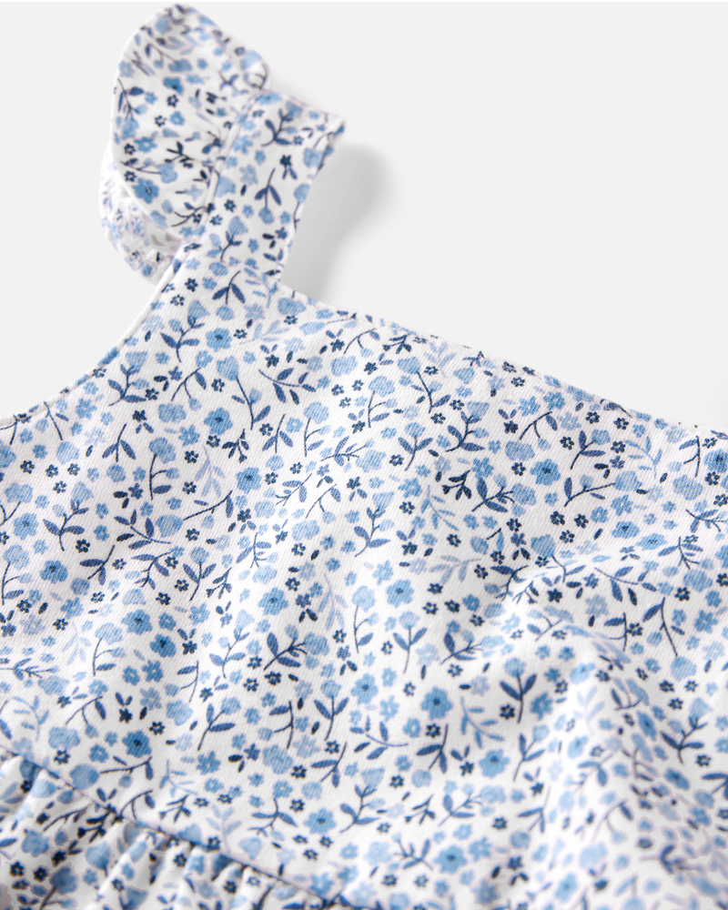 Baby Organic Cotton Dress in Meadow Bloom Print, image 4 of 5 slides