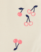 Toddler 2-Piece Cherry Doubleknit Pullover & Flare Legging Set, image 3 of 4 slides