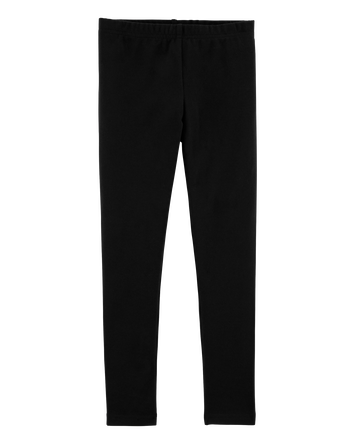 Kid Cotton Stretch Leggings, 