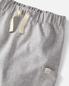 Toddler 2-Pack Organic Cotton Pants in Sage Pond & Heather Grey, image 2 of 3 slides