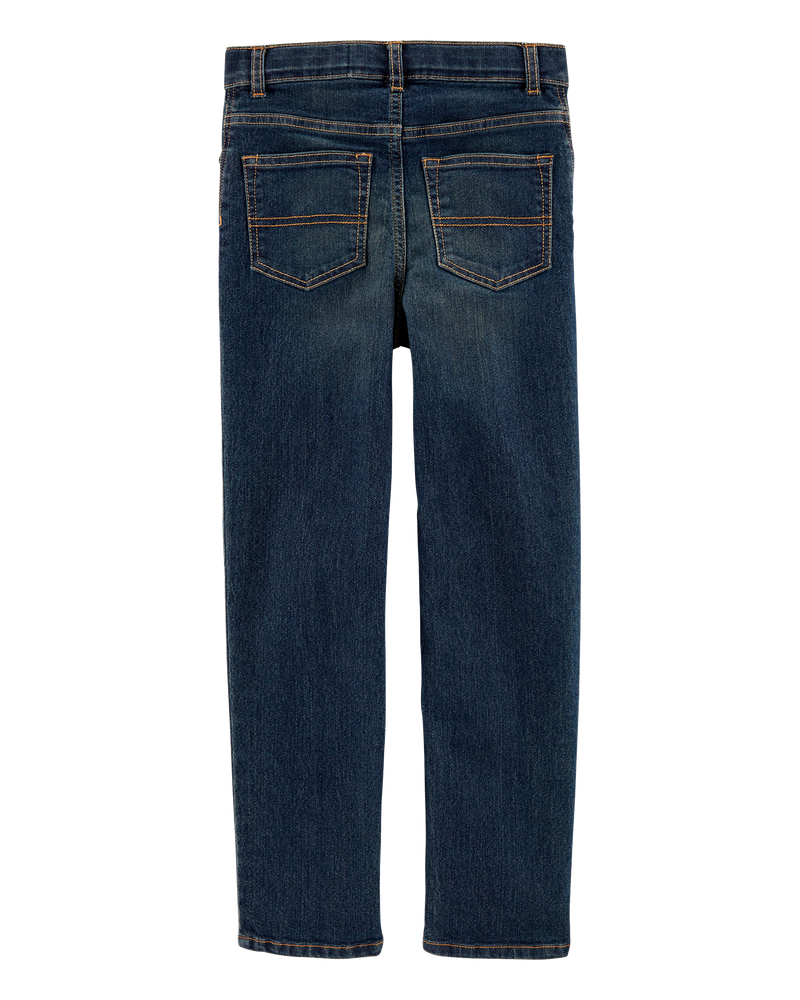 Kid Slim Straight Leg Heritage Wash Jeans, image 2 of 3 slides
