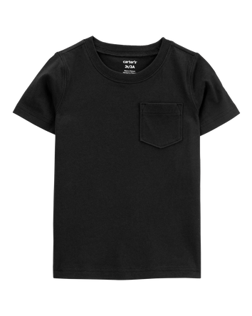 Toddler Solid Short-Sleeve Tee - Black, 