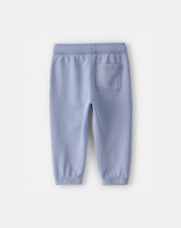 Baby Drawstring Knit Joggers - Blue, 