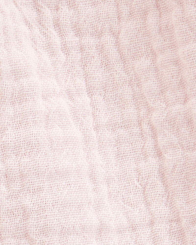 Baby Ruffle Gauze Shorts - Pink, image 3 of 4 slides
