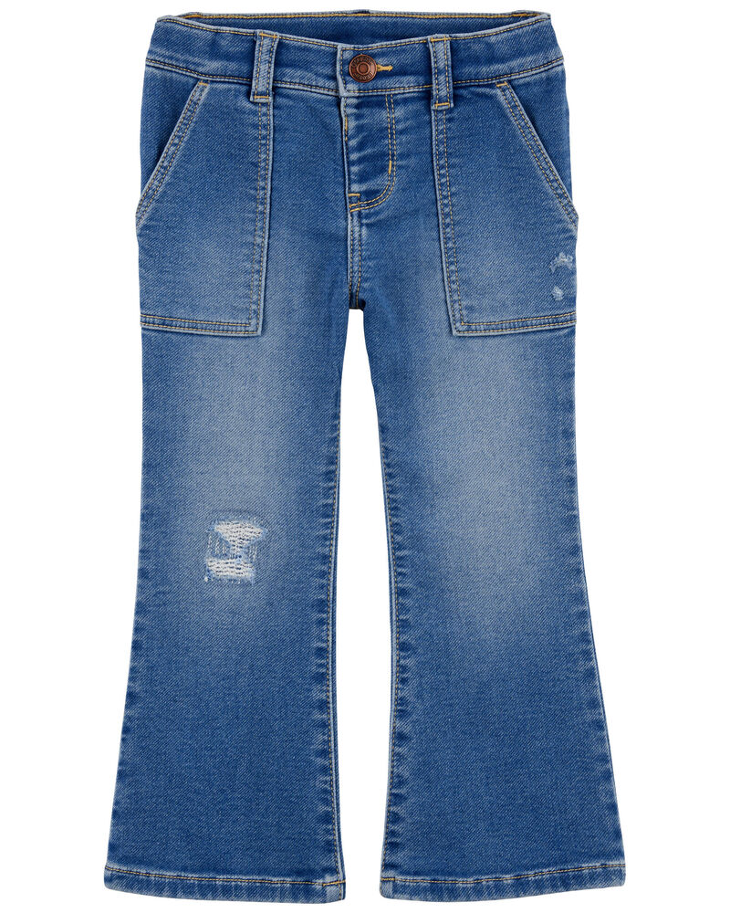 Toddler Iconic Denim Flare Jeans, image 1 of 4 slides