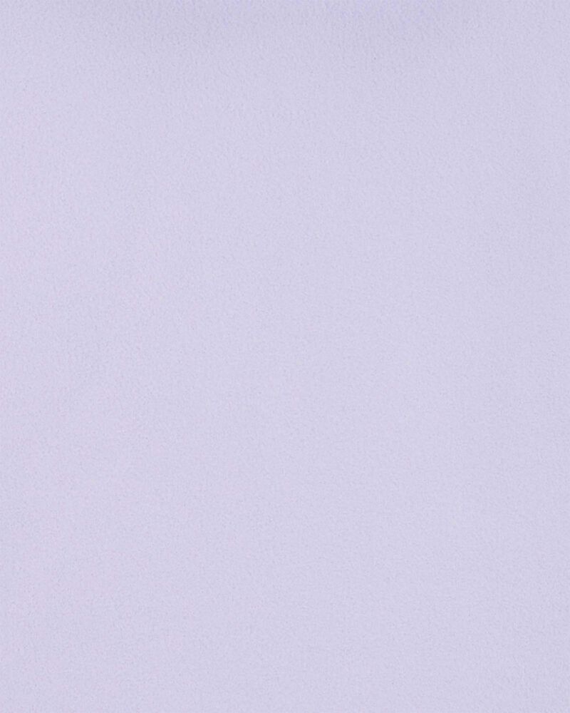 Baby Criss Cross Fleece Hoodie - Purple, image 2 of 3 slides