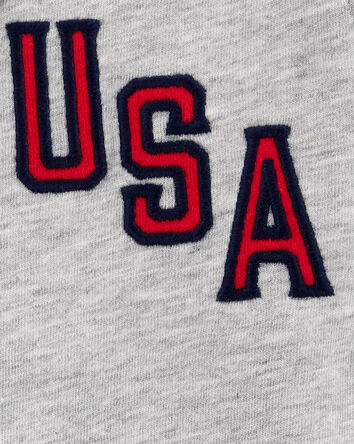 Toddler USA Varsity Button-Down Shirt, 