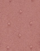 Baby Girl Long-Sleeve Flutter Bodysuit - Pink, image 2 of 3 slides