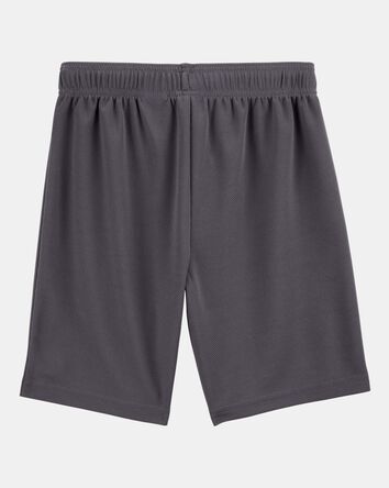 Boys Active Mesh Shorts  - Grey, 